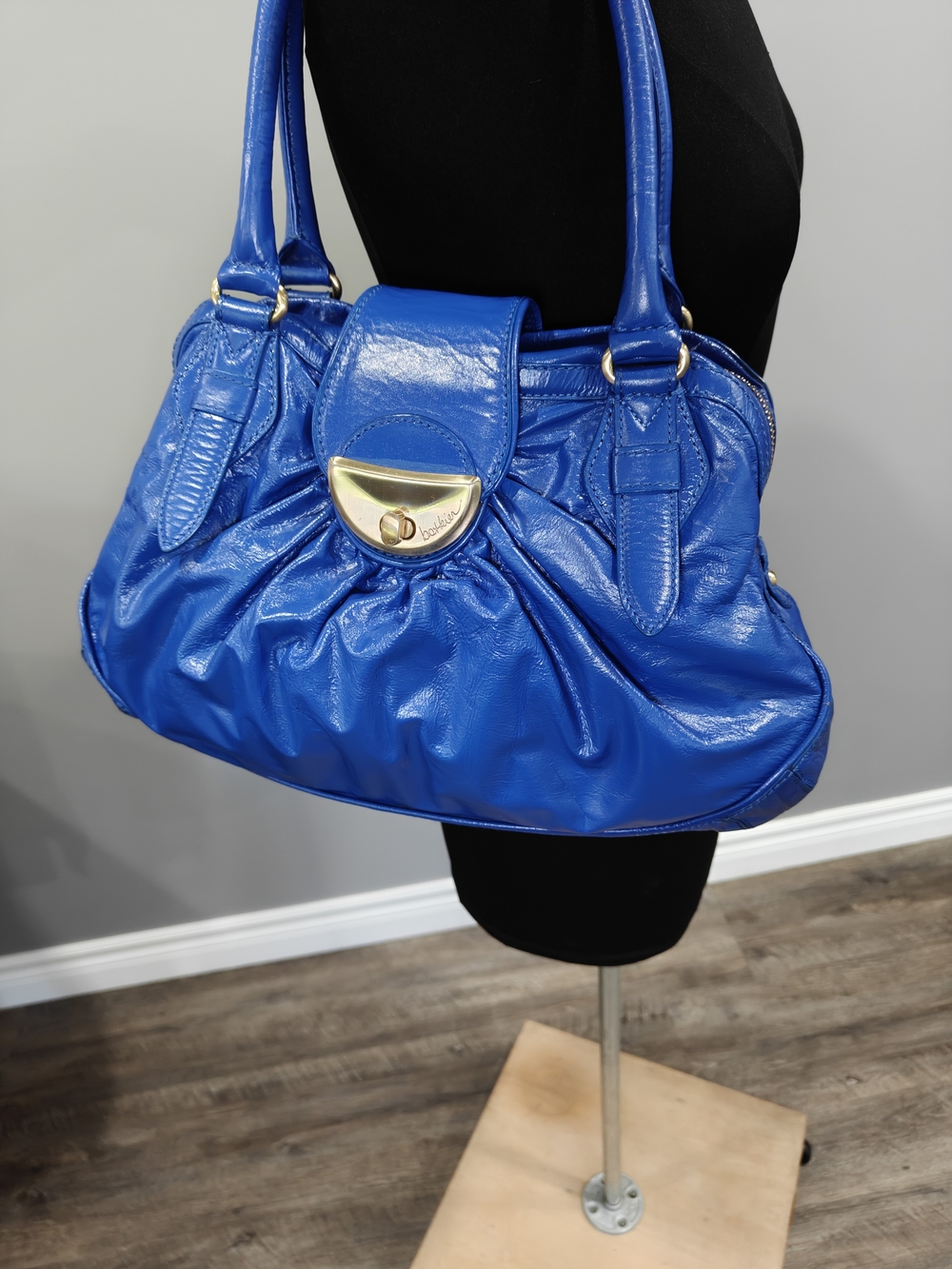 Botkier Royal Blue gathered slouch Leather Bag. Looking Great!